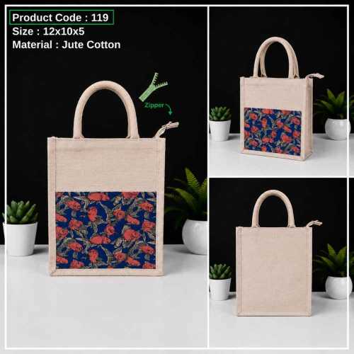 Stylish Jute Lunch Carry Bag | Eco-Friendly & Multipurpose